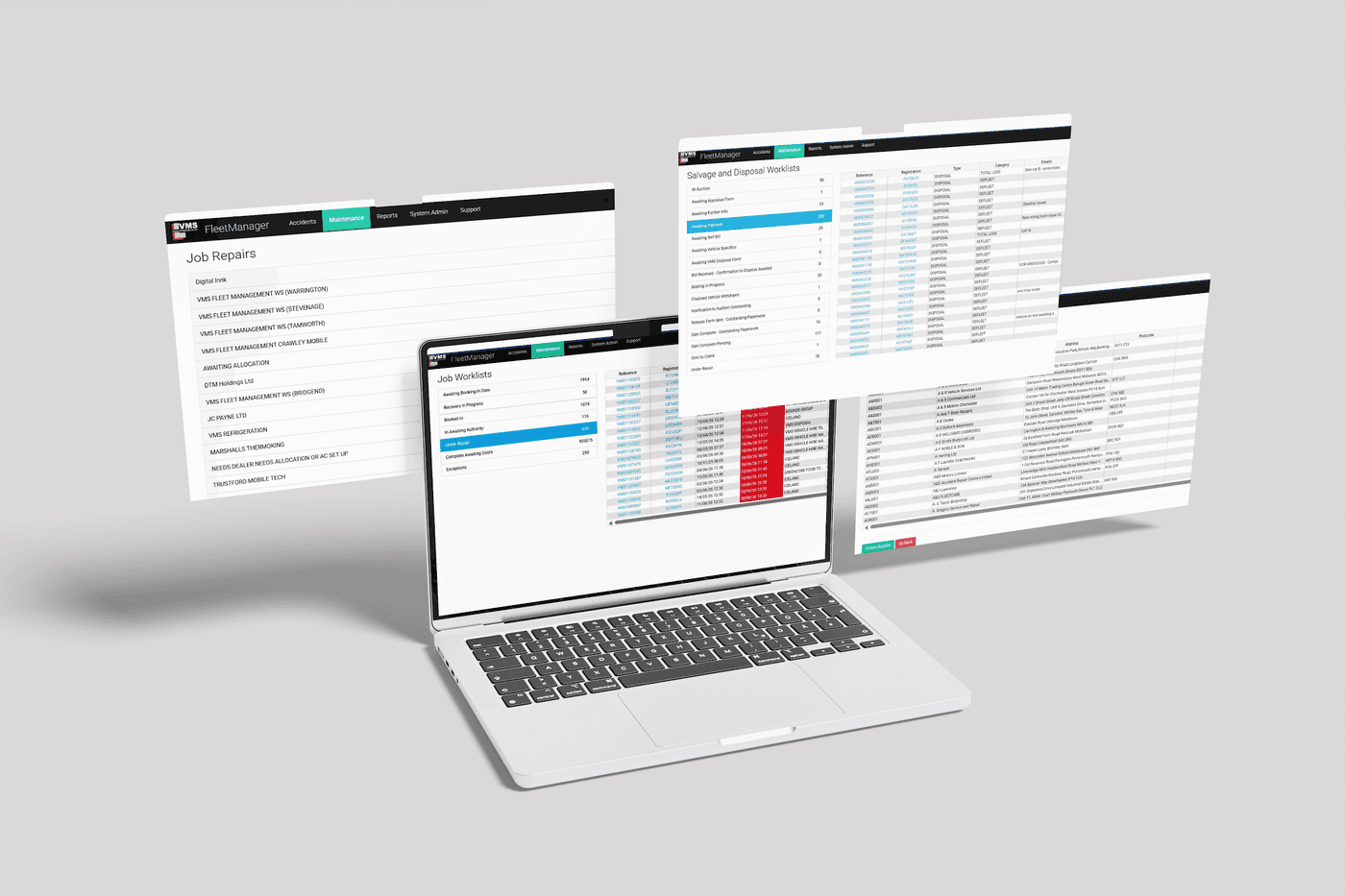 VMS Fleet Manager legacy .NET fleet-operations platform where a cross-database authorization leak was traced and closed